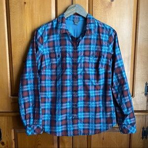 Like new: Eddie Bauer Plaid Button Up Shirt